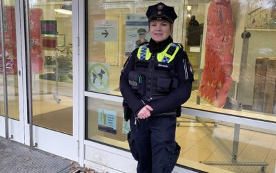 Die neue Verkehrspolizistin ist da